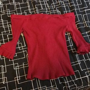 Off the shoulder blouse